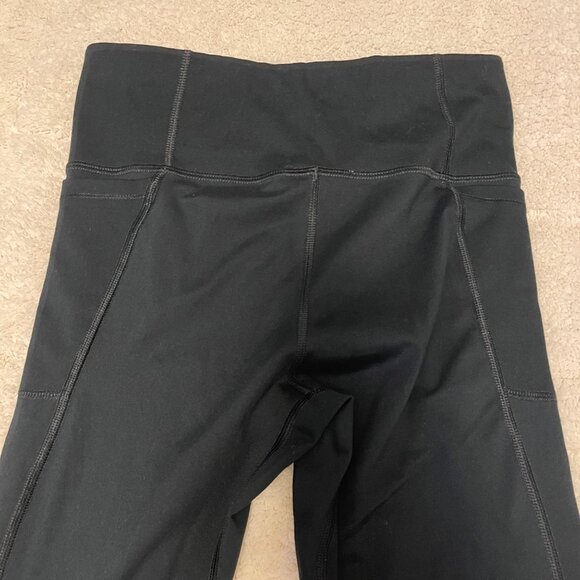 Under Armour Womens Black Compression Leggings With High Waist & Side Pockets Si - Picture 8 of 13